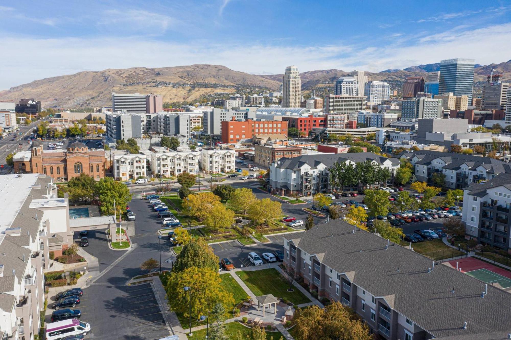 Residence Inn By Marriott Salt Lake City Downtown Bagian luar foto